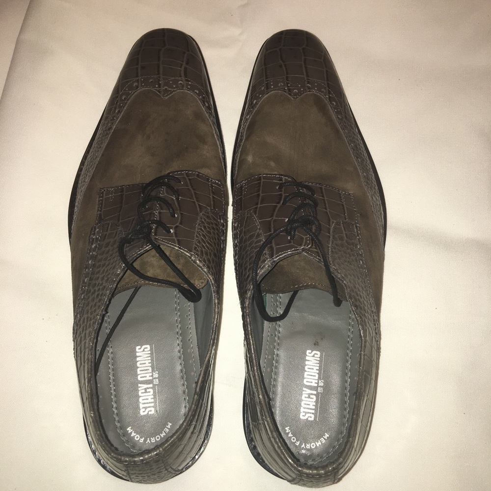Men’s Stacy Adams Arturo Wingtip Oxford - Picture 3 of 8